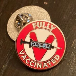 Vaccinated Pin - Fully Vaccinated